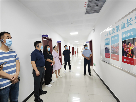 全市精神文明創建工作觀摩活動走進市中心血站